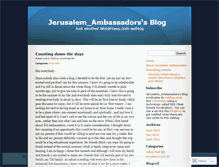 Tablet Screenshot of jerusalemambassadors.wordpress.com