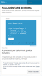 Mobile Screenshot of fallimentareroma.wordpress.com