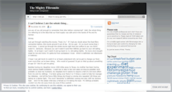 Desktop Screenshot of fibrofood.wordpress.com