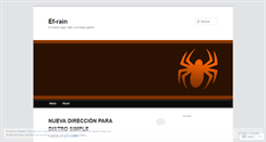 Desktop Screenshot of efrainek.wordpress.com