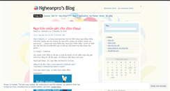 Desktop Screenshot of ngheanpro.wordpress.com