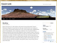 Tablet Screenshot of cavernlink.wordpress.com