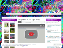 Tablet Screenshot of joyousenergy.wordpress.com