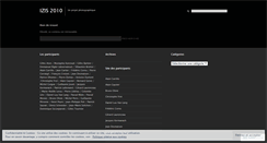Desktop Screenshot of izis2010photo.wordpress.com