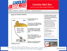 Tablet Screenshot of carolinamailbox.wordpress.com