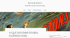 Desktop Screenshot of aguaeazeite.wordpress.com