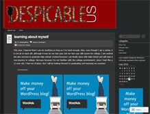 Tablet Screenshot of despicableus.wordpress.com