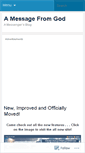 Mobile Screenshot of amessagefromgod.wordpress.com