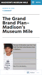 Mobile Screenshot of museummile.wordpress.com