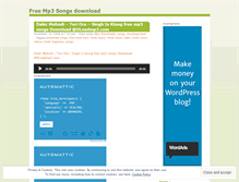 Tablet Screenshot of freesongs82.wordpress.com