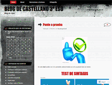 Tablet Screenshot of castellanoeso.wordpress.com