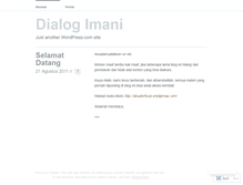Tablet Screenshot of dialogimani.wordpress.com