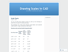 Tablet Screenshot of caddrawingscale.wordpress.com