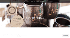 Desktop Screenshot of leslielukas.wordpress.com