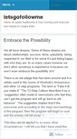 Mobile Screenshot of letsgofollowme.wordpress.com