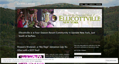 Desktop Screenshot of ellicottville.wordpress.com
