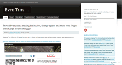 Desktop Screenshot of bytethissm.wordpress.com