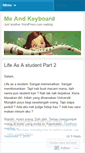 Mobile Screenshot of meandkeyboard.wordpress.com