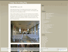 Tablet Screenshot of orangetreeweddings.wordpress.com