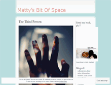 Tablet Screenshot of matty03.wordpress.com