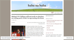 Desktop Screenshot of habanahaba.wordpress.com