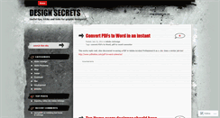 Desktop Screenshot of designsecrets.wordpress.com