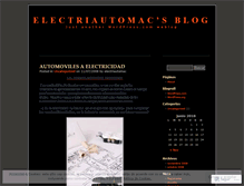 Tablet Screenshot of electriautomac.wordpress.com