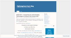 Desktop Screenshot of digitalagelearning.wordpress.com