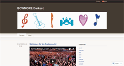 Desktop Screenshot of bowmoredarkest.wordpress.com