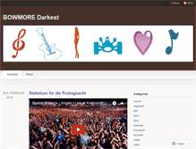 Tablet Screenshot of bowmoredarkest.wordpress.com