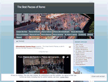 Tablet Screenshot of greatromepiazzas.wordpress.com