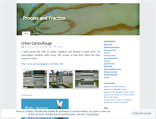 Tablet Screenshot of processandpractice.wordpress.com