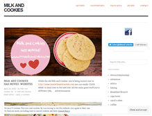 Tablet Screenshot of milkandcookiessa.wordpress.com