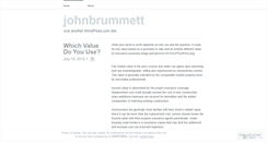 Desktop Screenshot of johnbrummett.wordpress.com