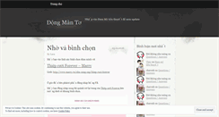 Desktop Screenshot of dongmanto.wordpress.com