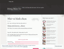 Tablet Screenshot of dongmanto.wordpress.com