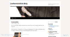Desktop Screenshot of leatherminiskirts.wordpress.com