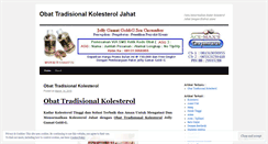 Desktop Screenshot of dokterherbalkolesterol.wordpress.com