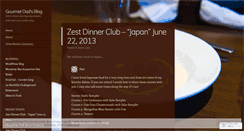 Desktop Screenshot of gourmetdad.wordpress.com