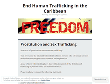 Tablet Screenshot of endhumantrafficking.wordpress.com