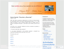 Tablet Screenshot of mexicometrosonic.wordpress.com