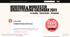 Desktop Screenshot of breastfeedingcalendar.wordpress.com