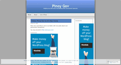 Desktop Screenshot of pinoygov.wordpress.com