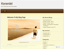 Tablet Screenshot of kenerdel.wordpress.com