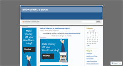 Desktop Screenshot of bookspringreadathon.wordpress.com
