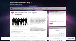 Desktop Screenshot of ingresosdesdeinternet.wordpress.com