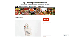 Desktop Screenshot of cookingwithoutborders.wordpress.com