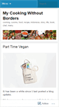 Mobile Screenshot of cookingwithoutborders.wordpress.com