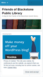 Mobile Screenshot of friendsofblackstone.wordpress.com
