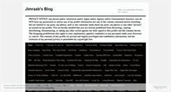 Desktop Screenshot of jimraab.wordpress.com